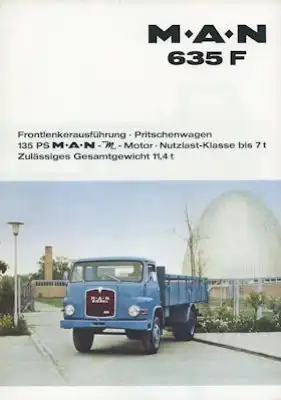 MAN 635 F Prospekt 1960er Jahre