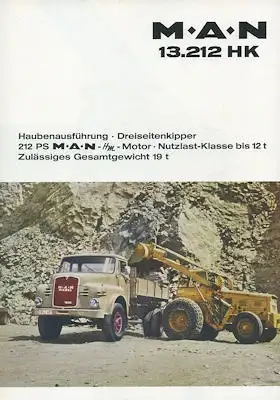 MAN 13.212 HK Prospekt 1960er Jahre