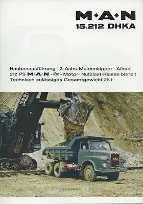 MAN 15.212 DHKA Prospekt 1960er Jahre