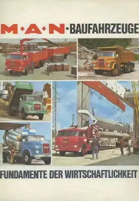MAN Baufahrzeuge Programm 1970er Jahre