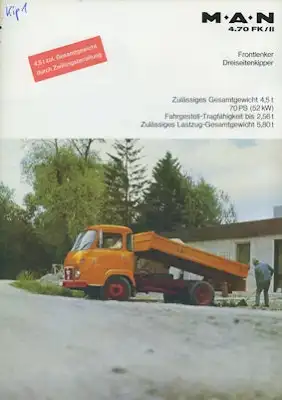 MAN 4.70 FK/II Prospekt 1970er Jahre