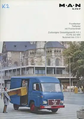 MAN 5.70 F Prospekt 1970er Jahre