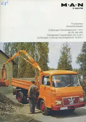 MAN 7.90 FK Prospekt 1970er Jahre