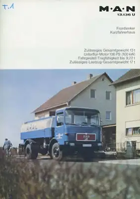 MAN 13.136 U Prospekt 1970er Jahre