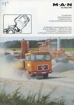 MAN 13.192 FK Prospekt 1970er Jahre