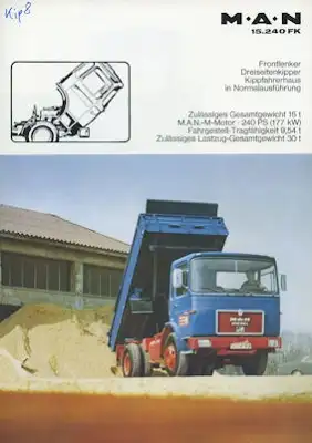 MAN 15.240 FK Prospekt 1970er Jahre