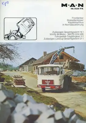 MAN 16.168 FK Prospekt 1970er Jahre