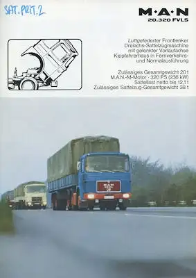 MAN 20.320 FVLS Prospekt 1970er Jahre