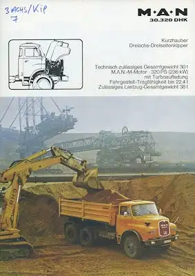 MAN 30.320 DHK Prospekt 1970er Jahre