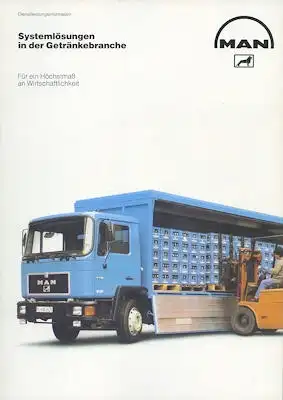 MAN Getränkewagen Programm 11.1989