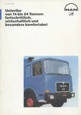 MAN Unterflur 14-24 Tonner Prospekt 11.1986