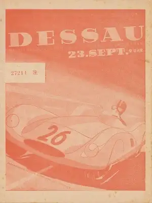 Programm Dessau 23.9.1956