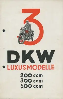 DKW Programm 1930