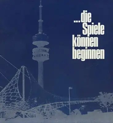 MAN ...die Spiele können beginnen Broschüre 1972