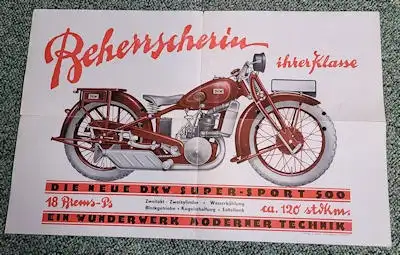 DKW Super Sport 500 Prospekt 1929