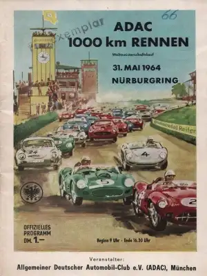 Programm Nürburgring 31.5.1964