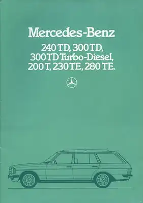 Mercedes-Benz 240TD-280TE Prospekt 11.1982