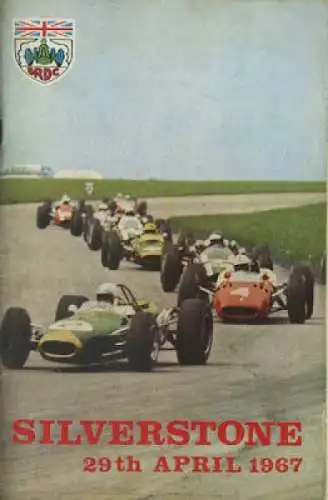 Programm Silverstone 29th International Trophy Meeting 29.4.1967