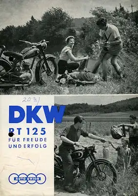 DKW RT 125 Prospekt 8.1953