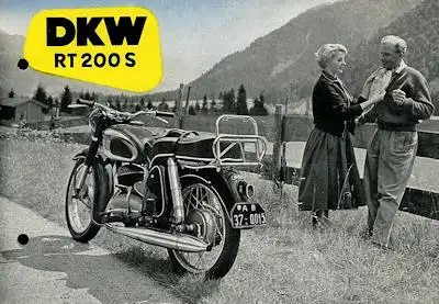 DKW RT 200 S Prospekt ca. 1956