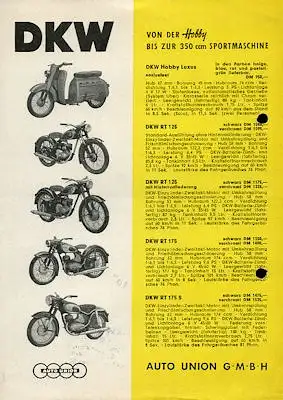 DKW Programm 1957/58