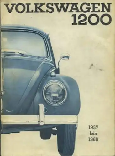 VW Käfer 1200 Bedienungsanleitung 1957-1960