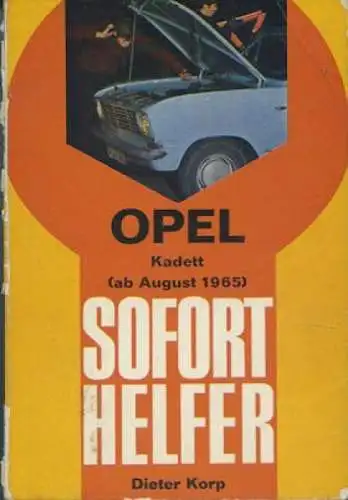 Opel Kadett B Reparaturanleitung 1960er Jahre