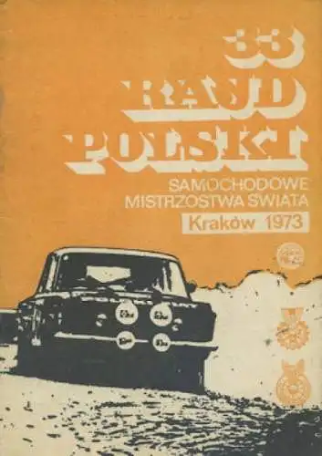 33. Miedzynarodowy rajd polski Juli 1973