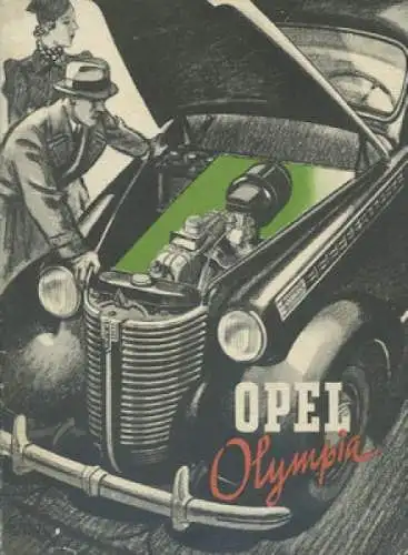 Opel Olympia Prospekt 1930er Jahre