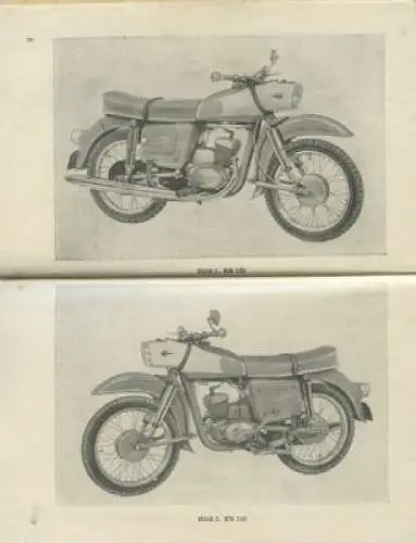 MZ ES 125 und 150 Bedienungsanleitung 1964