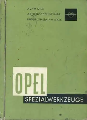 Opel Spezialwerkzeuge Katalog 7.1956