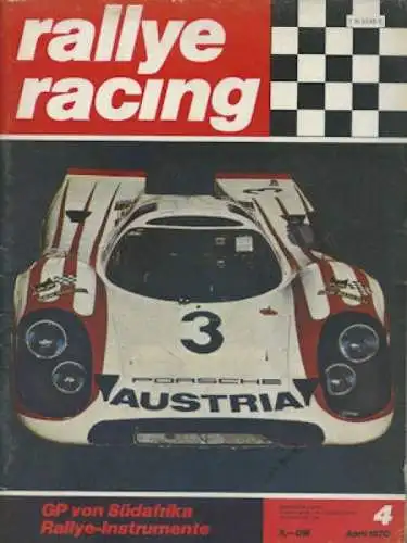 Rallye Racing 1970 Heft 4