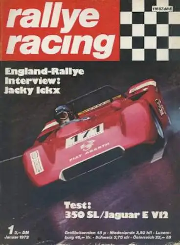 Rallye Racing 1972 Heft 1