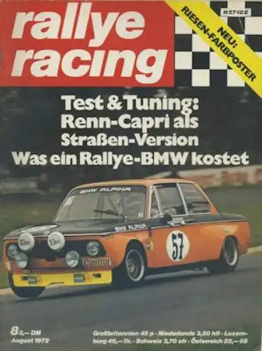 Rallye Racing 1972 Heft 8