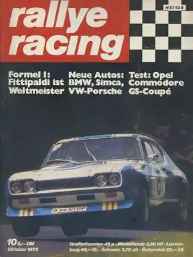 Rallye Racing 1972 Heft 10