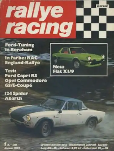 Rallye Racing 1973 Heft 1