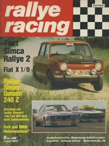 Rallye Racing 1973 Heft 8