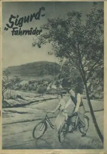 Sigurd Fahrrad Programm 1934