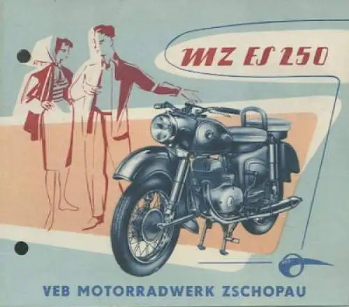 MZ ES 250 Prospekt 1956