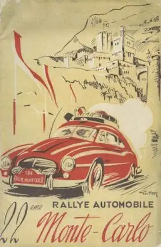 Programm XXII. Rallye Monte-Carlo 1952