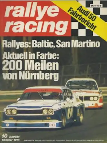 Rallye Racing 1974 Heft 10