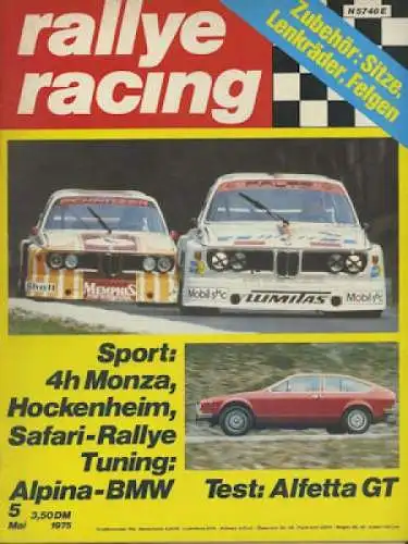 Rallye Racing 1975 Heft 5