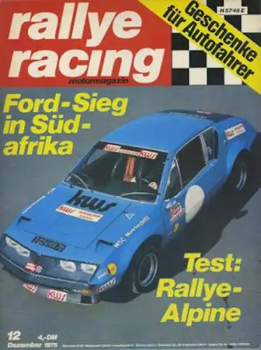 Rallye Racing 1975 Heft 12