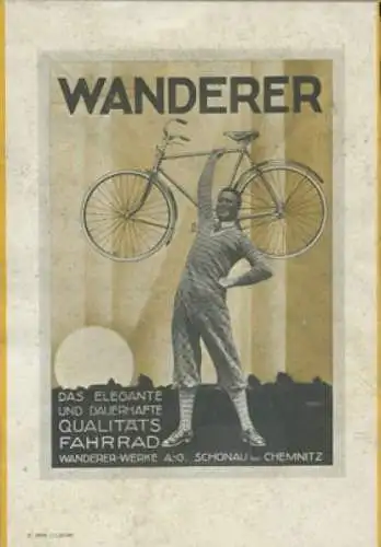 Wanderer Fahrrad Prospekt 11.1928