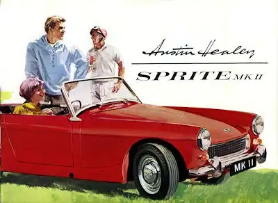 Austin Healey Sprite MK II Prospekt ca. 1961