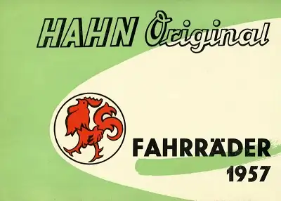 Hahn Fahrrad Prospekt 1957