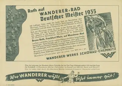 Wanderer Roth Deutscher Meister 1935