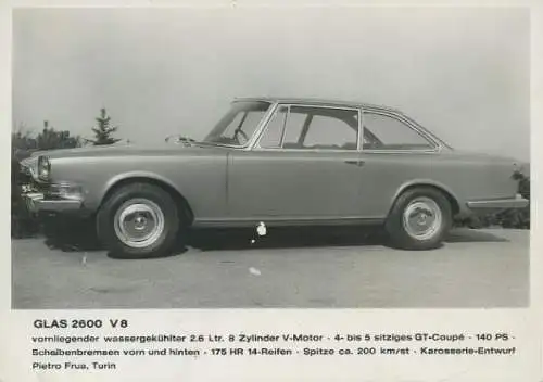 Foto Glas 2600 V 8 ca. 1965/66