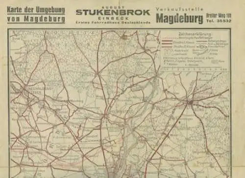 Stukenbrok Fahrrad Prospekt 1930er Jahre