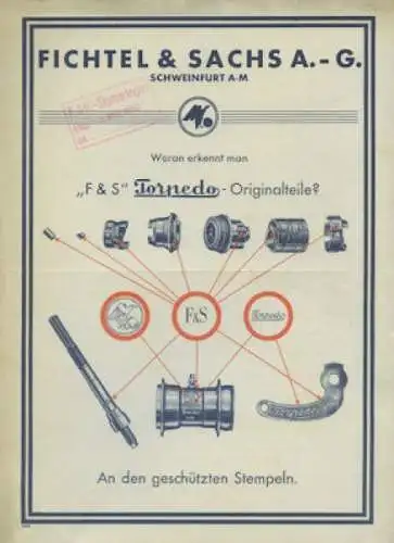 Sachs Torpedo Prospekt 1930